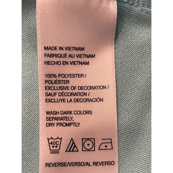 IZOD Golf ladies blue sleeveless tank. Large 100% polyester - Picture 5 of 9